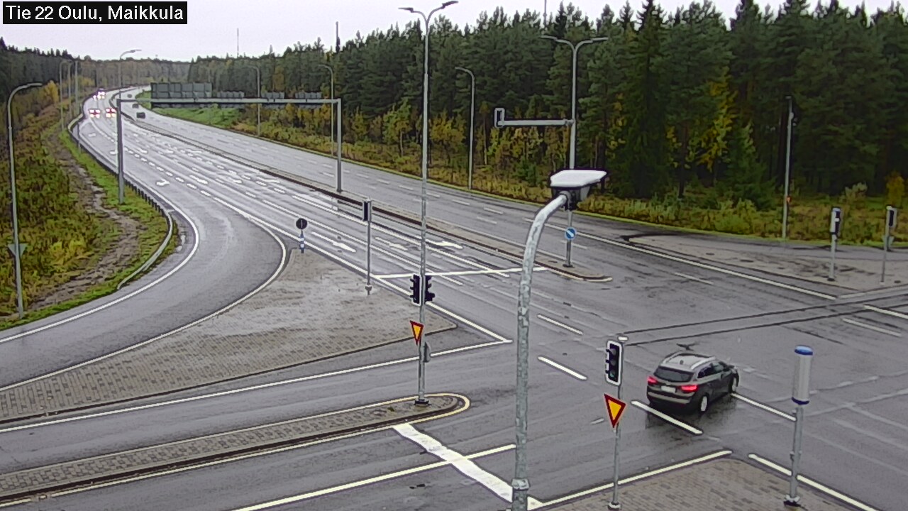 Weather Camera Image Road 22 Oulu Maikkula, Oulu, Pohjois-Pohjanmaa