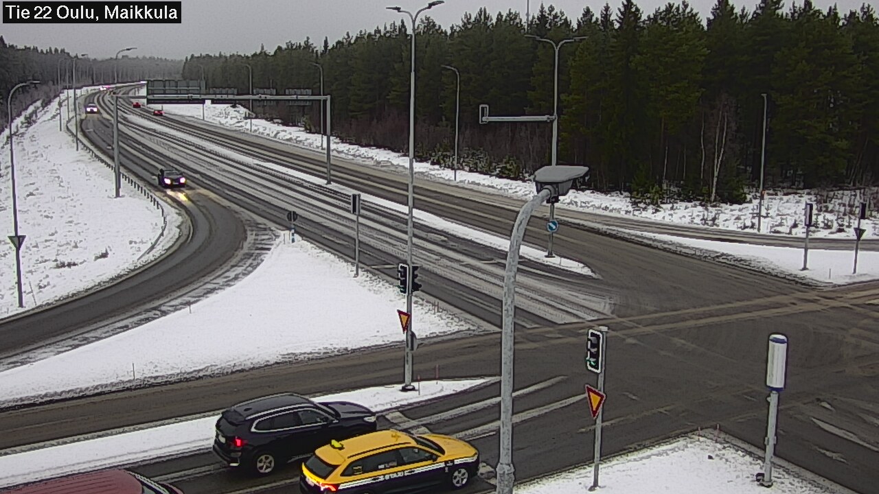 Weather Camera Image Road 22 Oulu Maikkula, Oulu, Pohjois-Pohjanmaa