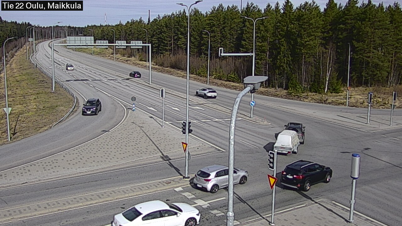 Weather Camera Image Road 22 Oulu Maikkula, Oulu, Pohjois-Pohjanmaa
