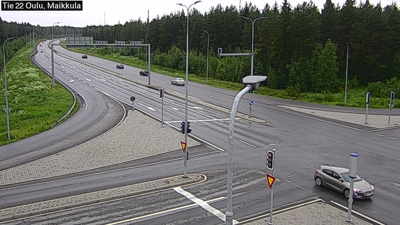 Weather Camera Image Road 22 Oulu Maikkula, Oulu, Pohjois-Pohjanmaa