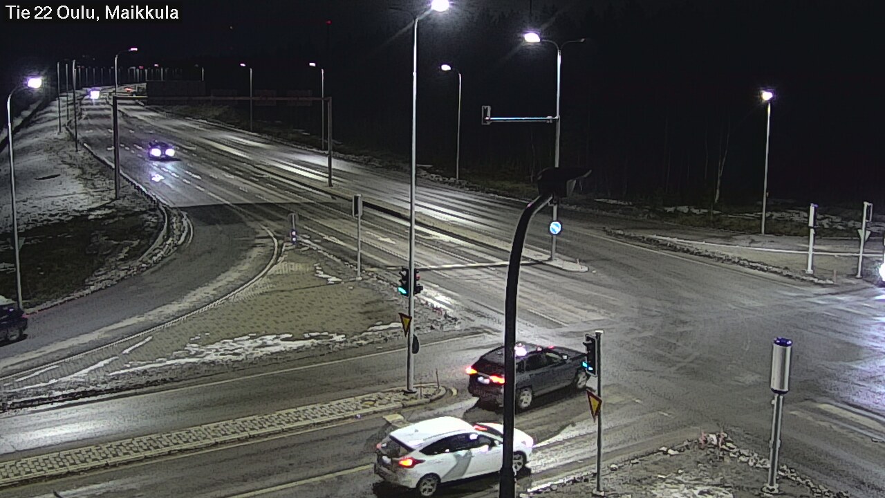 Weather Camera Image Väg 22 Uleåborg Maikkula, Oulu, Pohjois-Pohjanmaa