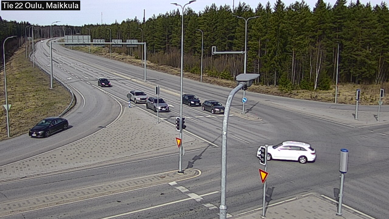 Weather Camera Image Road 22 Oulu Maikkula, Oulu, Pohjois-Pohjanmaa