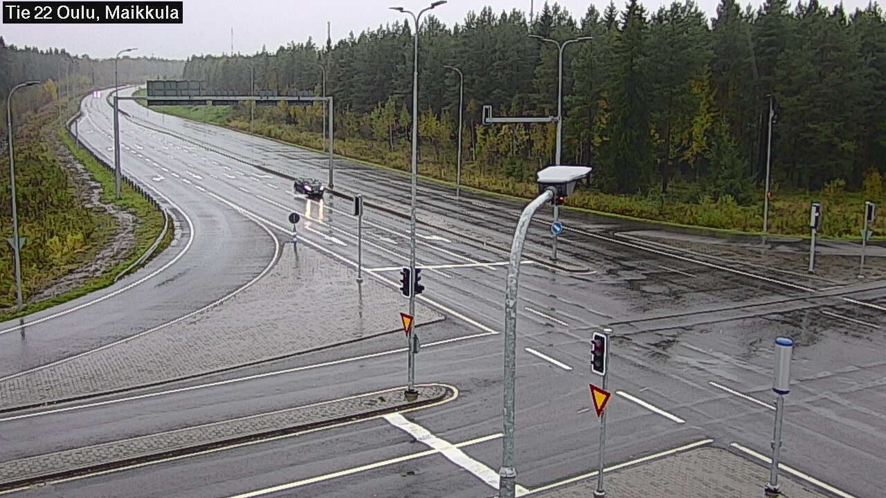 Weather Camera Image Road 22 Oulu Maikkula, Oulu, Pohjois-Pohjanmaa