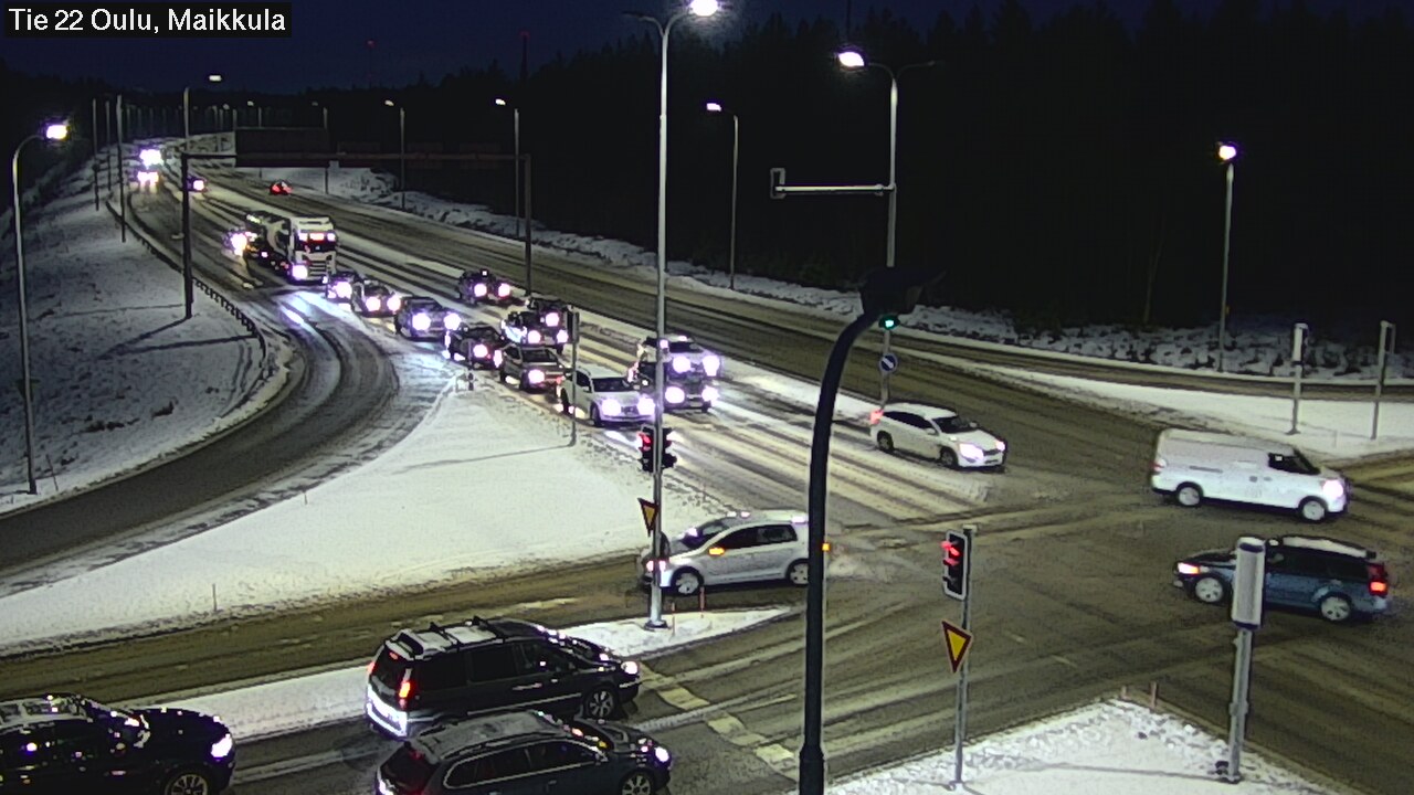 Weather Camera Image Road 22 Oulu Maikkula, Oulu, Pohjois-Pohjanmaa