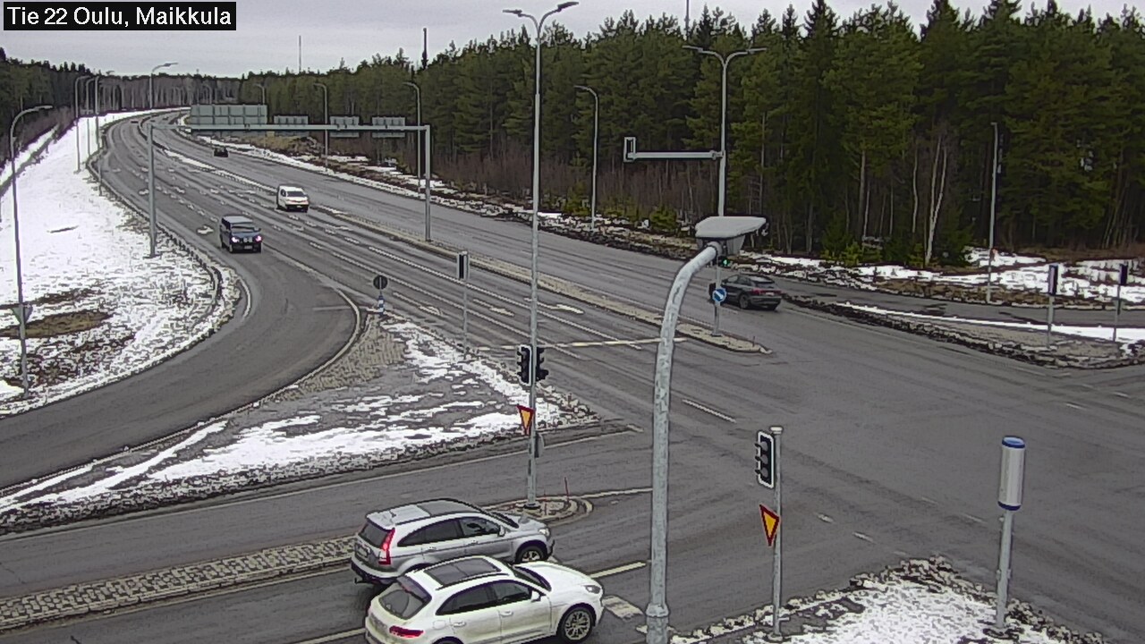 Weather Camera Image Road 22 Oulu Maikkula, Oulu, Pohjois-Pohjanmaa