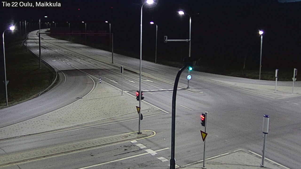 Weather Camera Image Road 22 Oulu Maikkula, Oulu, Pohjois-Pohjanmaa