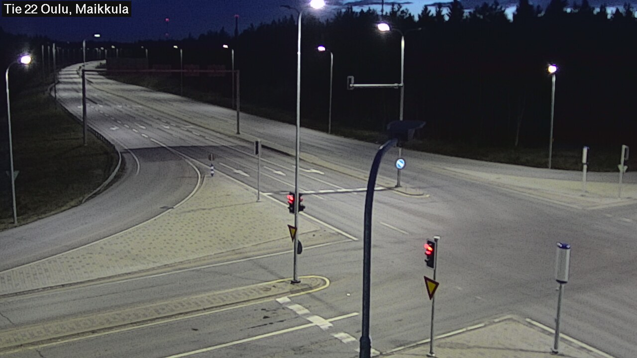 Weather Camera Image Road 22 Oulu Maikkula, Oulu, Pohjois-Pohjanmaa