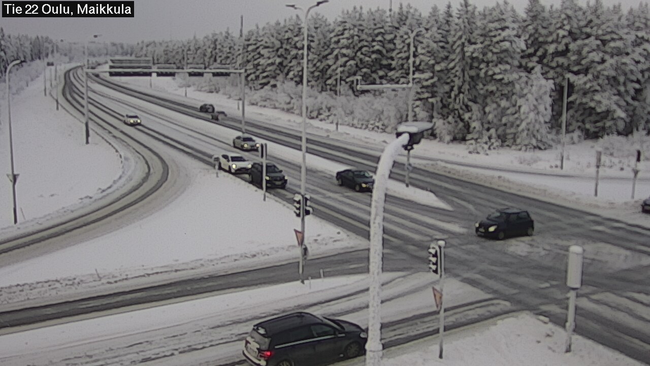Weather Camera Image Road 22 Oulu Maikkula, Oulu, Pohjois-Pohjanmaa