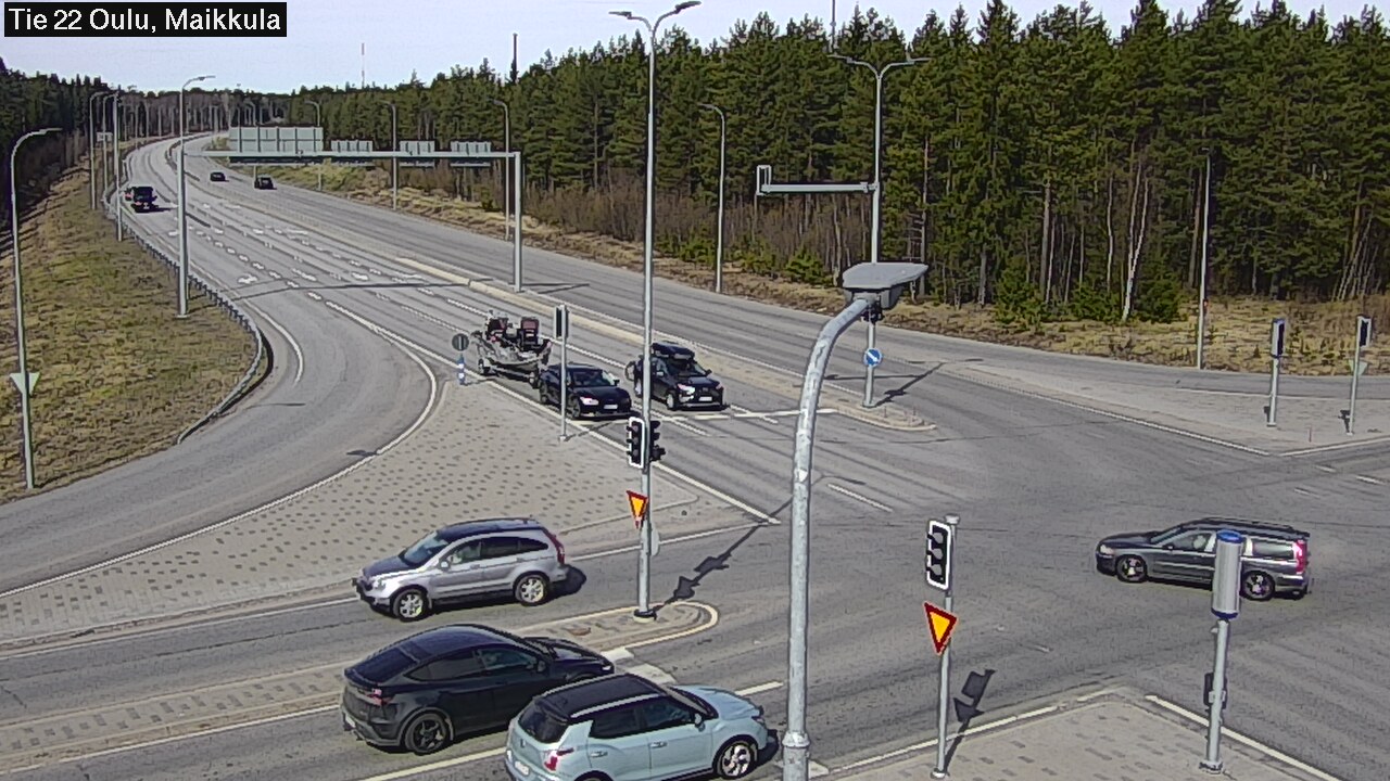 Weather Camera Image Road 22 Oulu Maikkula, Oulu, Pohjois-Pohjanmaa