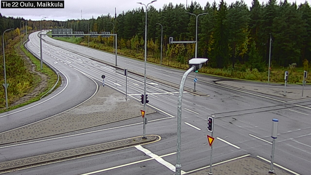 Weather Camera Image Road 22 Oulu Maikkula, Oulu, Pohjois-Pohjanmaa
