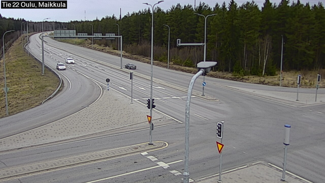 Weather Camera Image Road 22 Oulu Maikkula, Oulu, Pohjois-Pohjanmaa