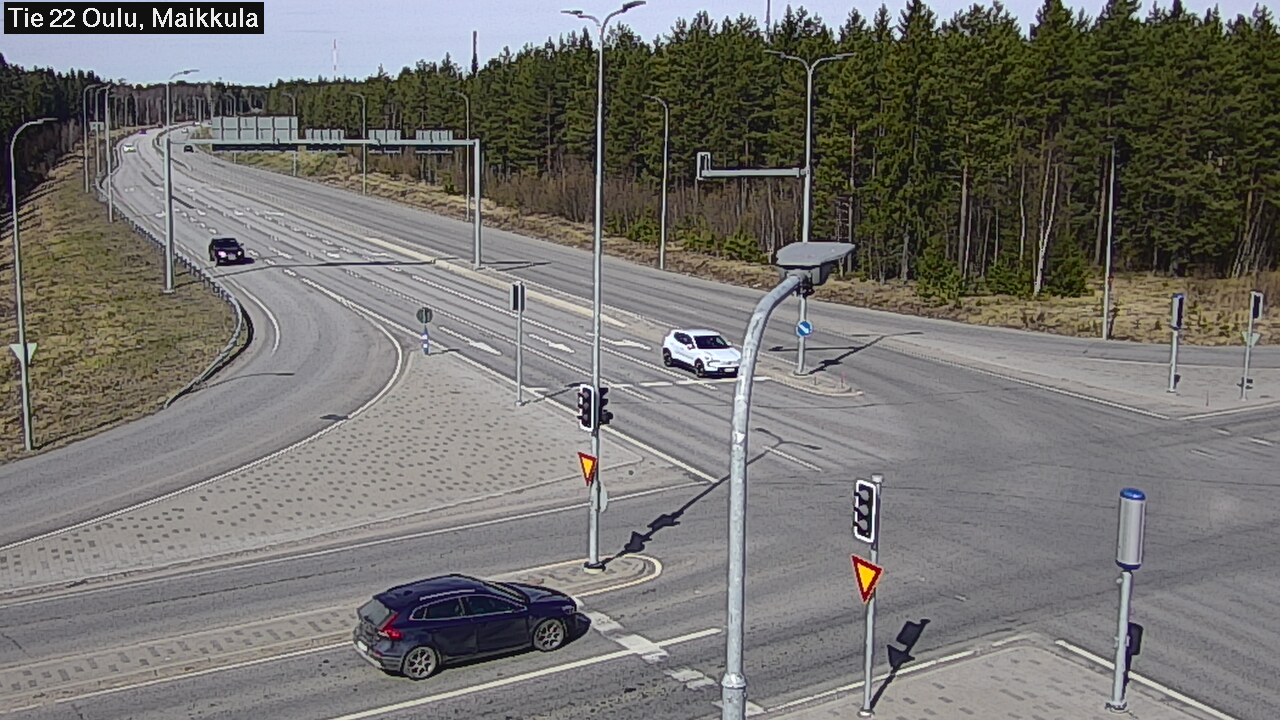 Weather Camera Image Road 22 Oulu Maikkula, Oulu, Pohjois-Pohjanmaa