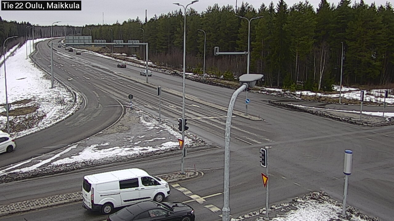Weather Camera Image Road 22 Oulu Maikkula, Oulu, Pohjois-Pohjanmaa