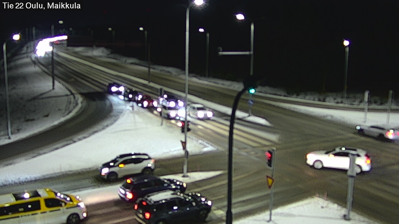 Weather Camera Image Väg 22 Uleåborg Maikkula, Oulu, Pohjois-Pohjanmaa
