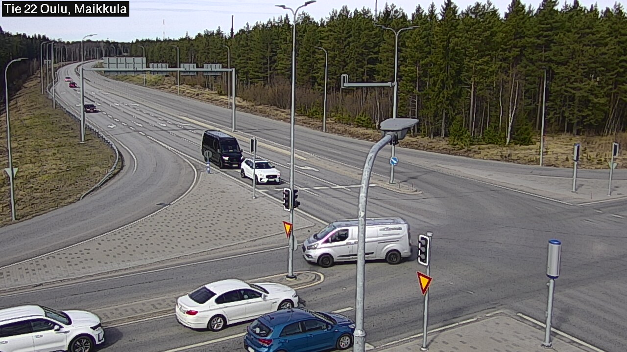 Weather Camera Image Road 22 Oulu Maikkula, Oulu, Pohjois-Pohjanmaa