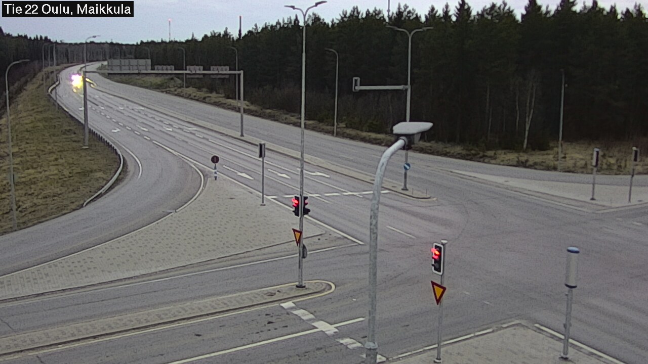 Weather Camera Image Road 22 Oulu Maikkula, Oulu, Pohjois-Pohjanmaa