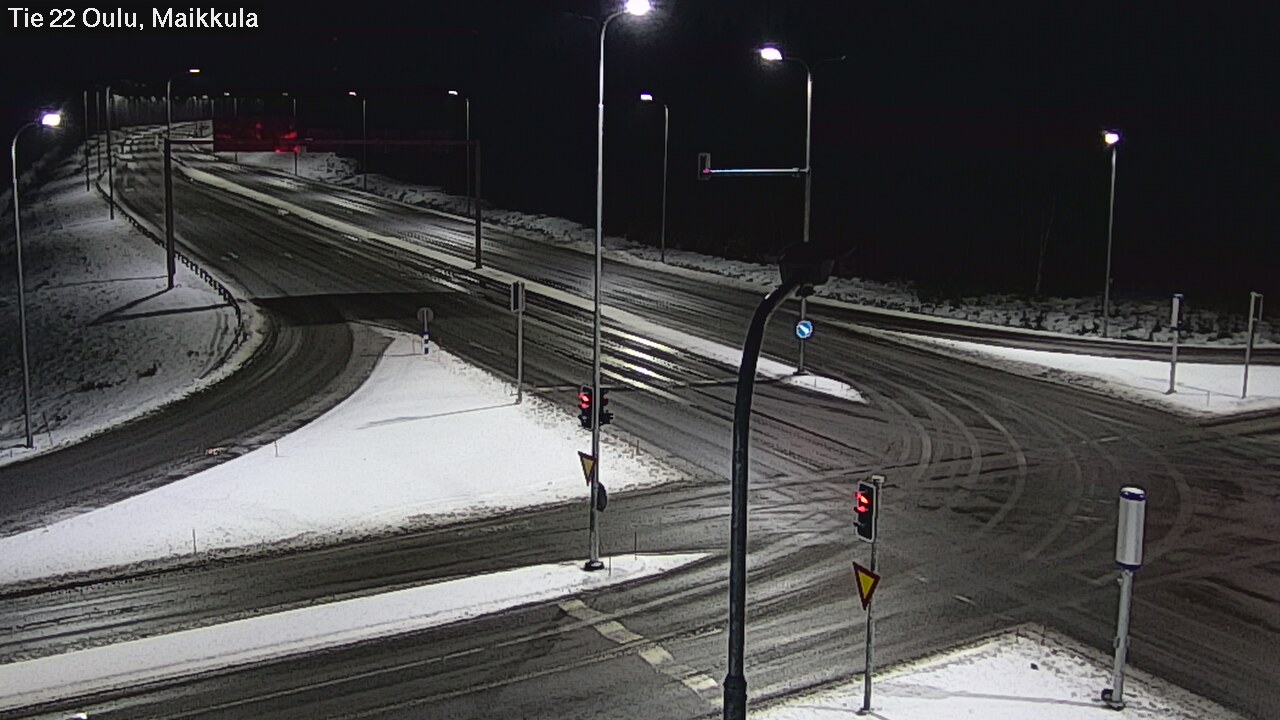 Weather Camera Image Road 22 Oulu Maikkula, Oulu, Pohjois-Pohjanmaa