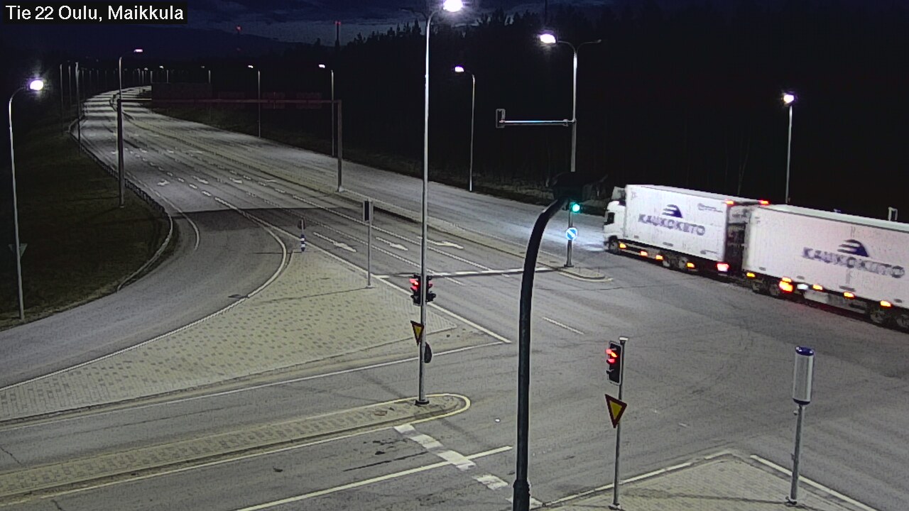 Weather Camera Image Road 22 Oulu Maikkula, Oulu, Pohjois-Pohjanmaa