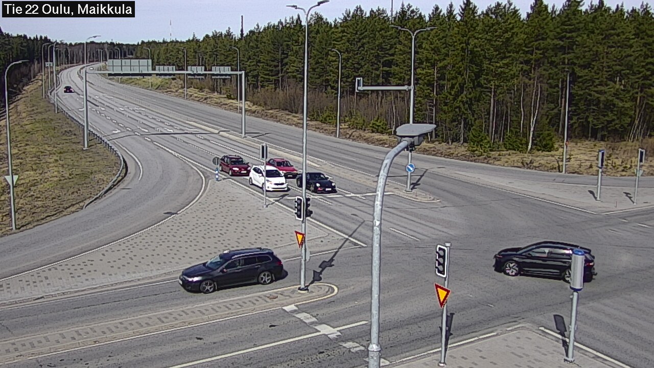 Weather Camera Image Road 22 Oulu Maikkula, Oulu, Pohjois-Pohjanmaa