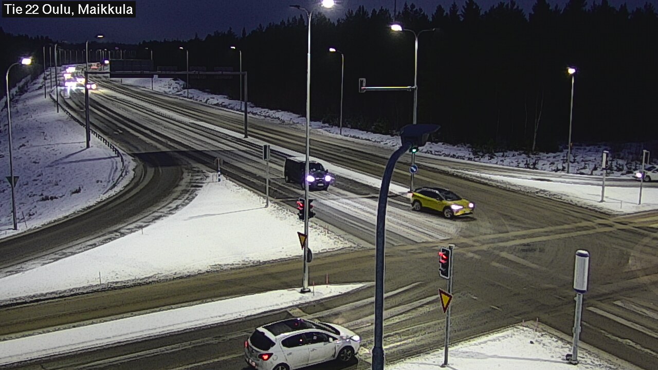 Weather Camera Image Road 22 Oulu Maikkula, Oulu, Pohjois-Pohjanmaa
