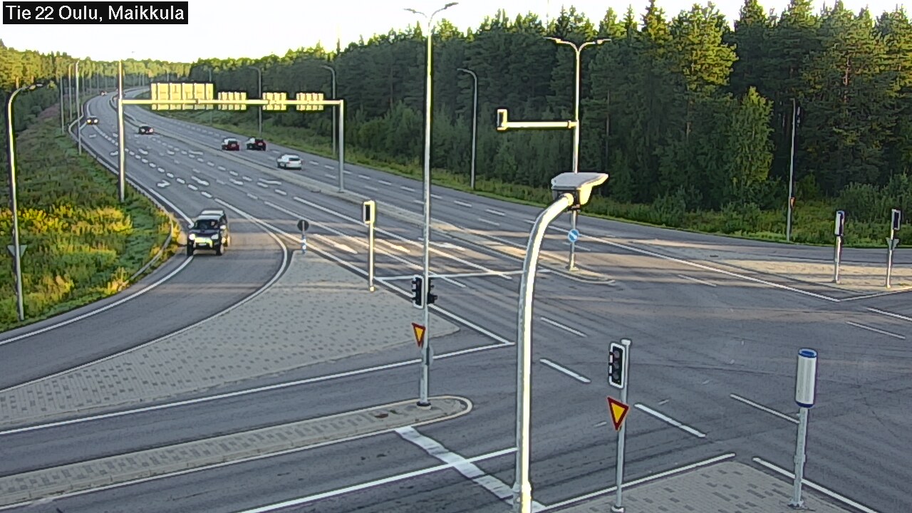 Weather Camera Image Road 22 Oulu Maikkula, Oulu, Pohjois-Pohjanmaa