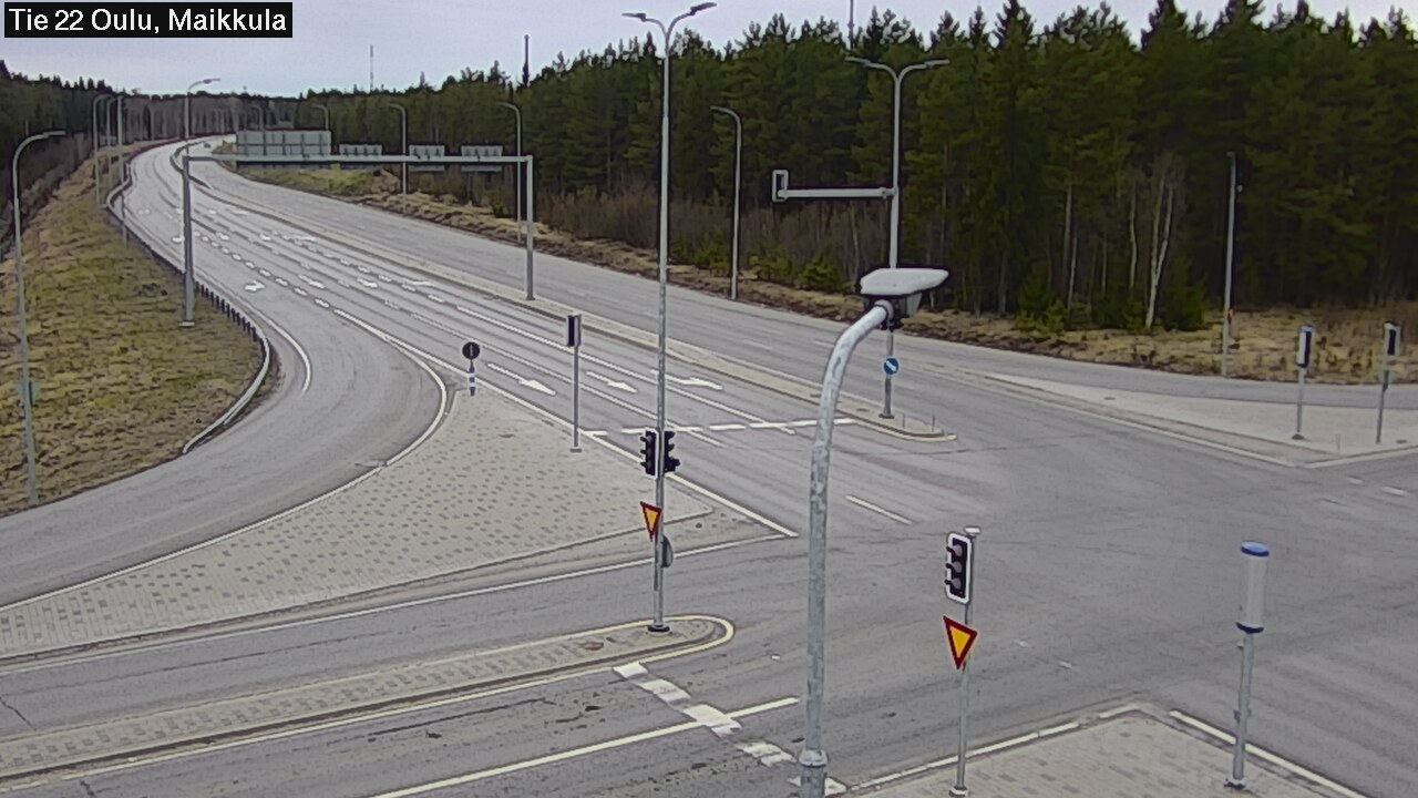 Weather Camera Image Road 22 Oulu Maikkula, Oulu, Pohjois-Pohjanmaa