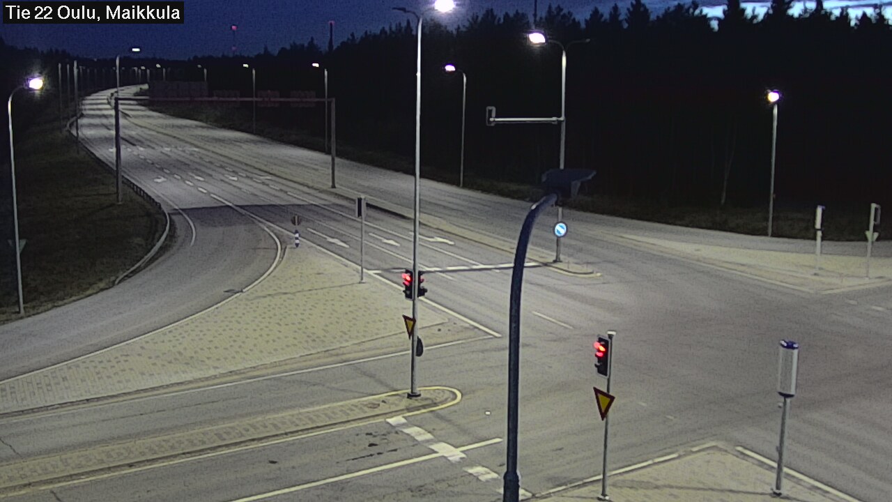 Weather Camera Image Road 22 Oulu Maikkula, Oulu, Pohjois-Pohjanmaa