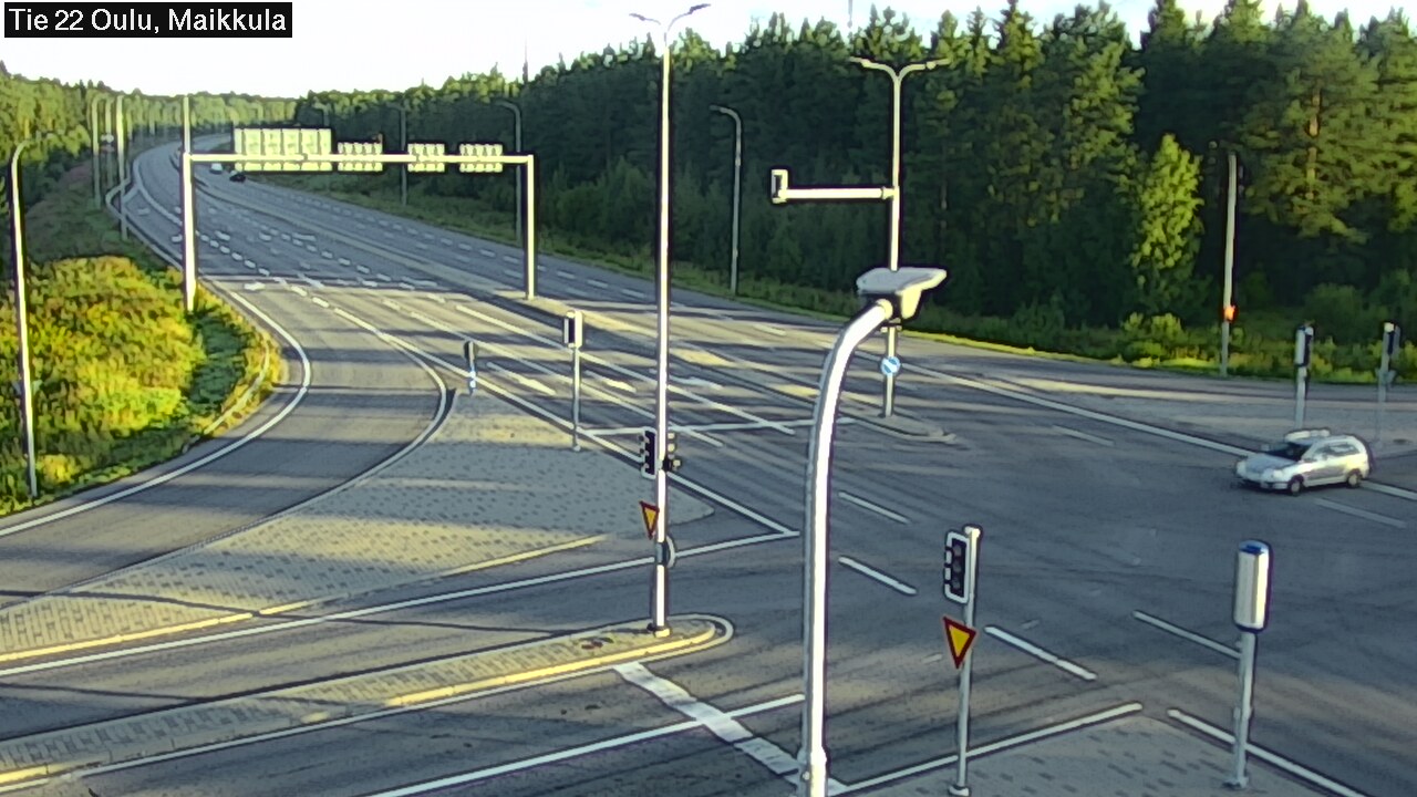 Weather Camera Image Road 22 Oulu Maikkula, Oulu, Pohjois-Pohjanmaa