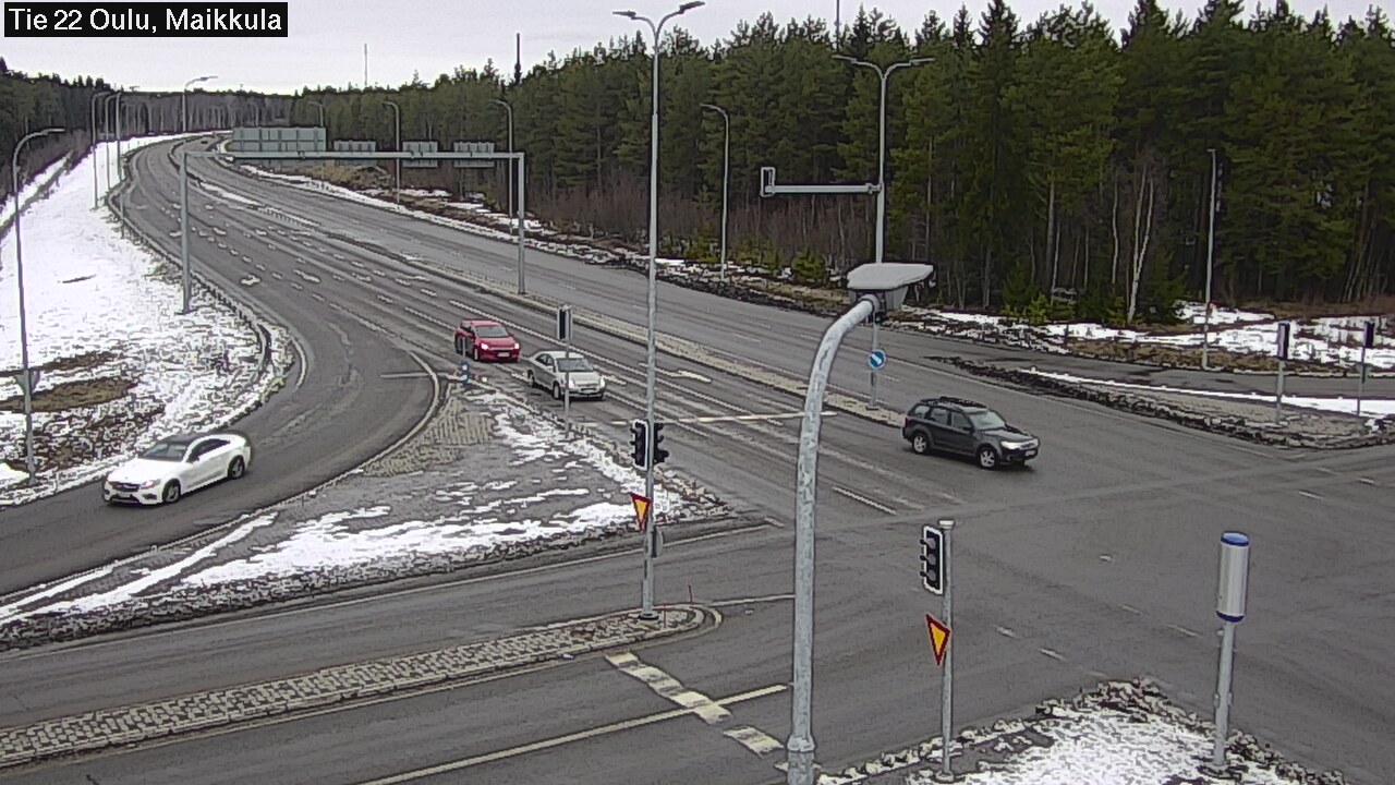 Weather Camera Image Road 22 Oulu Maikkula, Oulu, Pohjois-Pohjanmaa