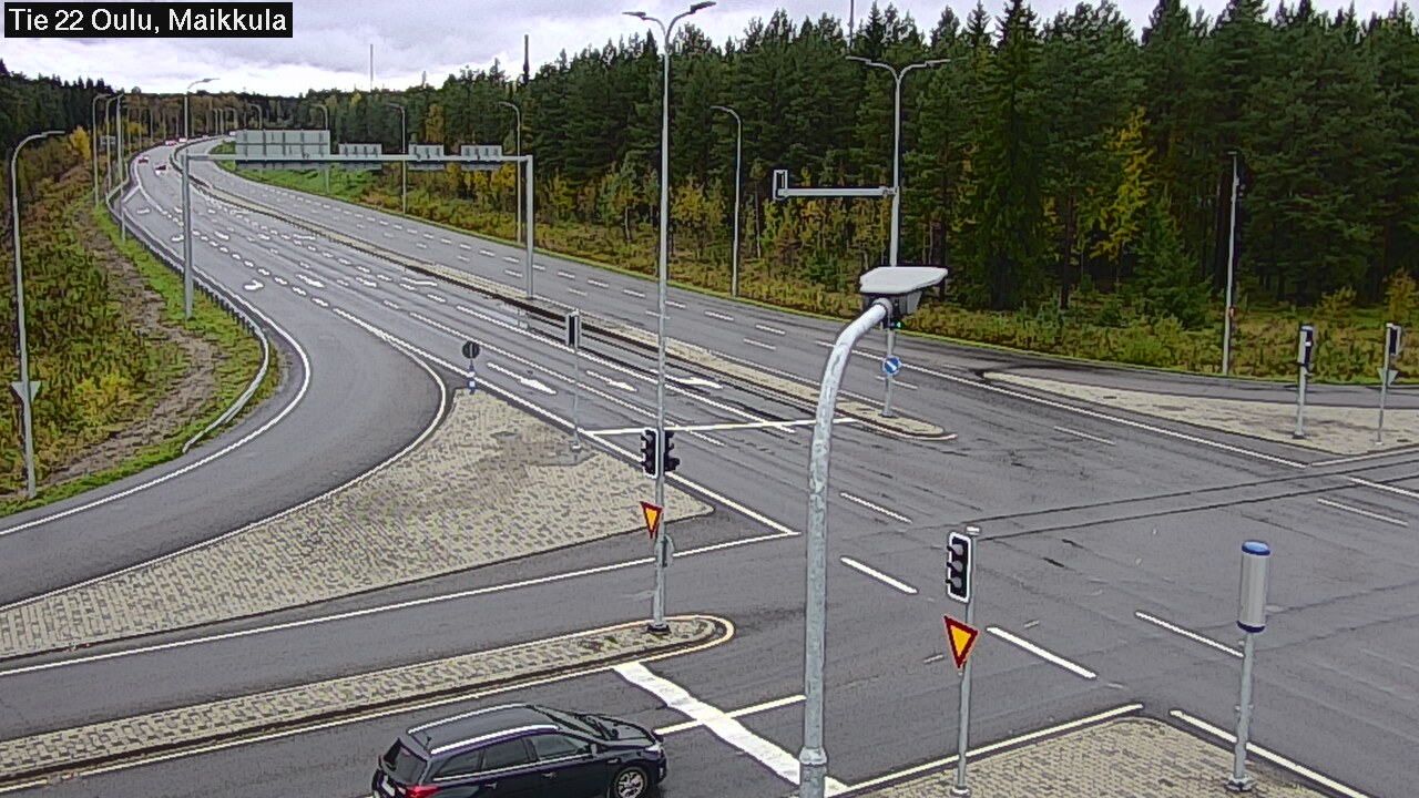 Weather Camera Image Road 22 Oulu Maikkula, Oulu, Pohjois-Pohjanmaa