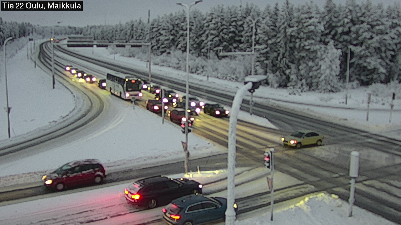 Weather Camera Image Road 22 Oulu Maikkula, Oulu, Pohjois-Pohjanmaa