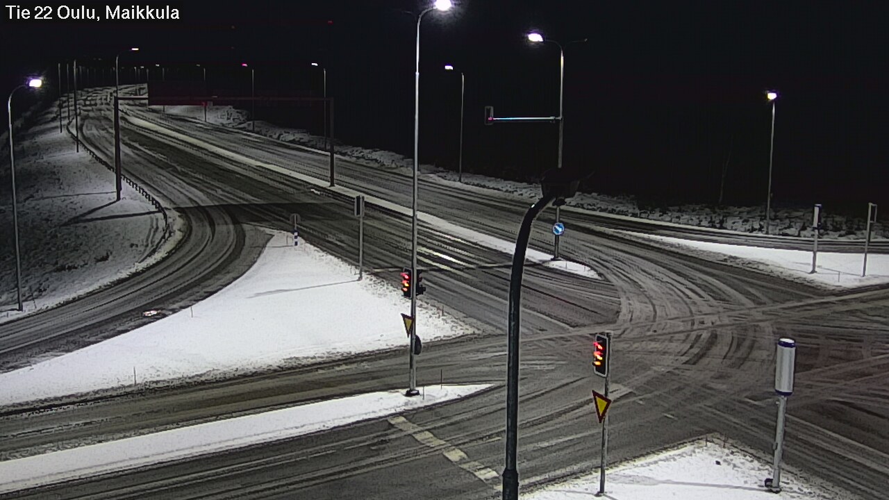 Weather Camera Image Road 22 Oulu Maikkula, Oulu, Pohjois-Pohjanmaa