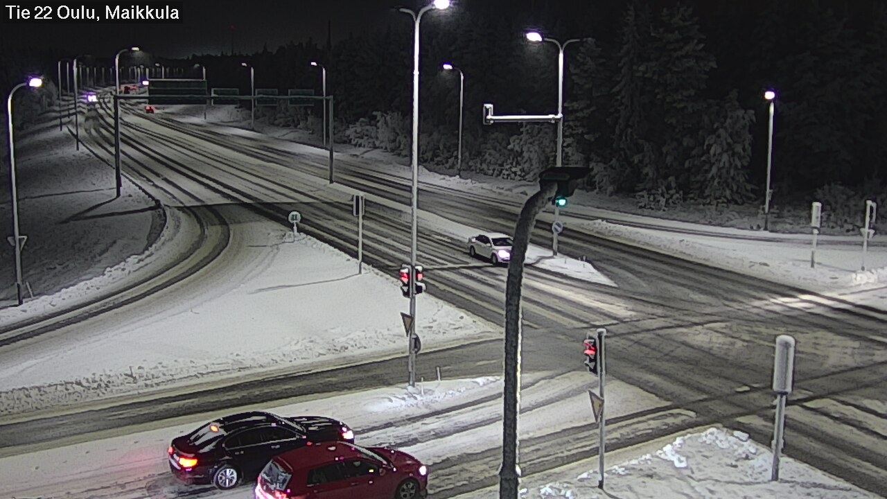 Weather Camera Image Road 22 Oulu Maikkula, Oulu, Pohjois-Pohjanmaa