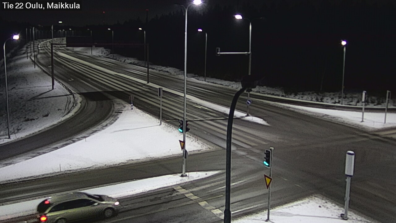 Weather Camera Image Väg 22 Uleåborg Maikkula, Oulu, Pohjois-Pohjanmaa