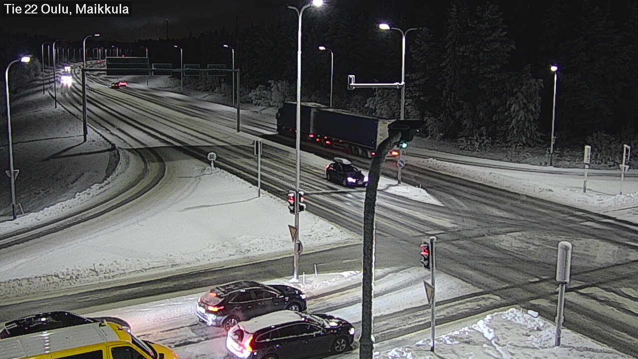 Weather Camera Image Road 22 Oulu Maikkula, Oulu, Pohjois-Pohjanmaa