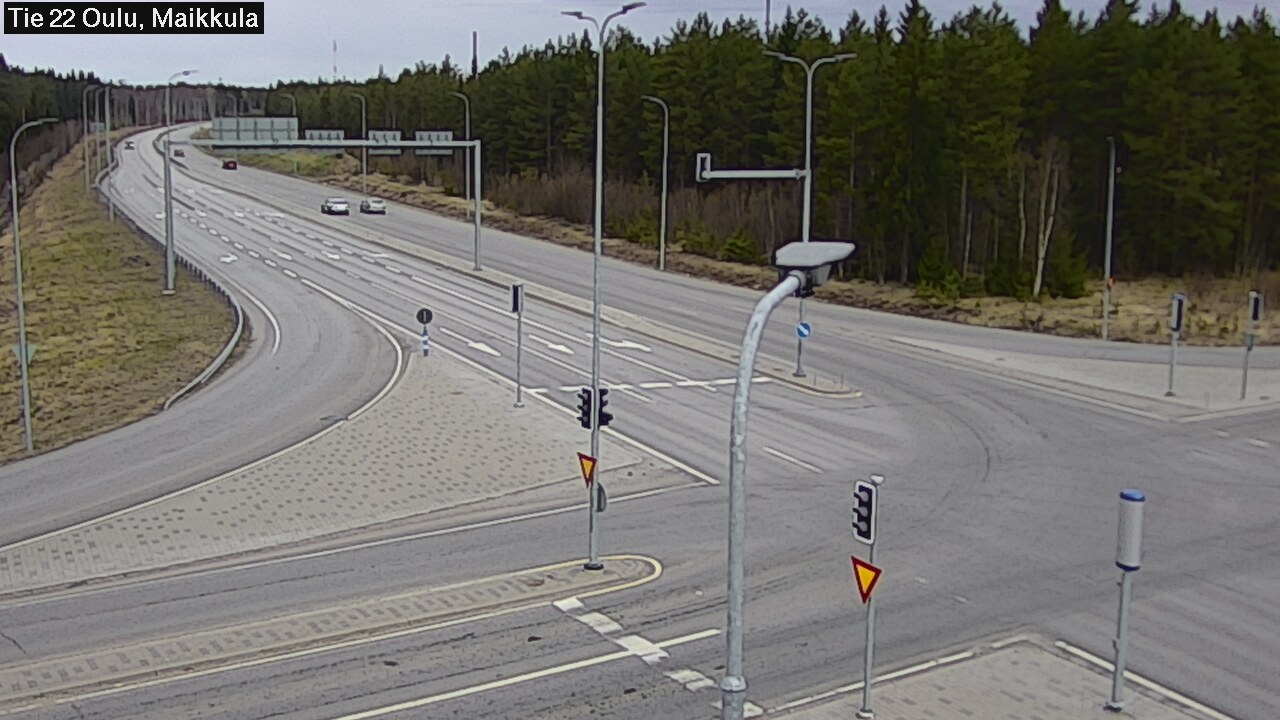 Weather Camera Image Road 22 Oulu Maikkula, Oulu, Pohjois-Pohjanmaa