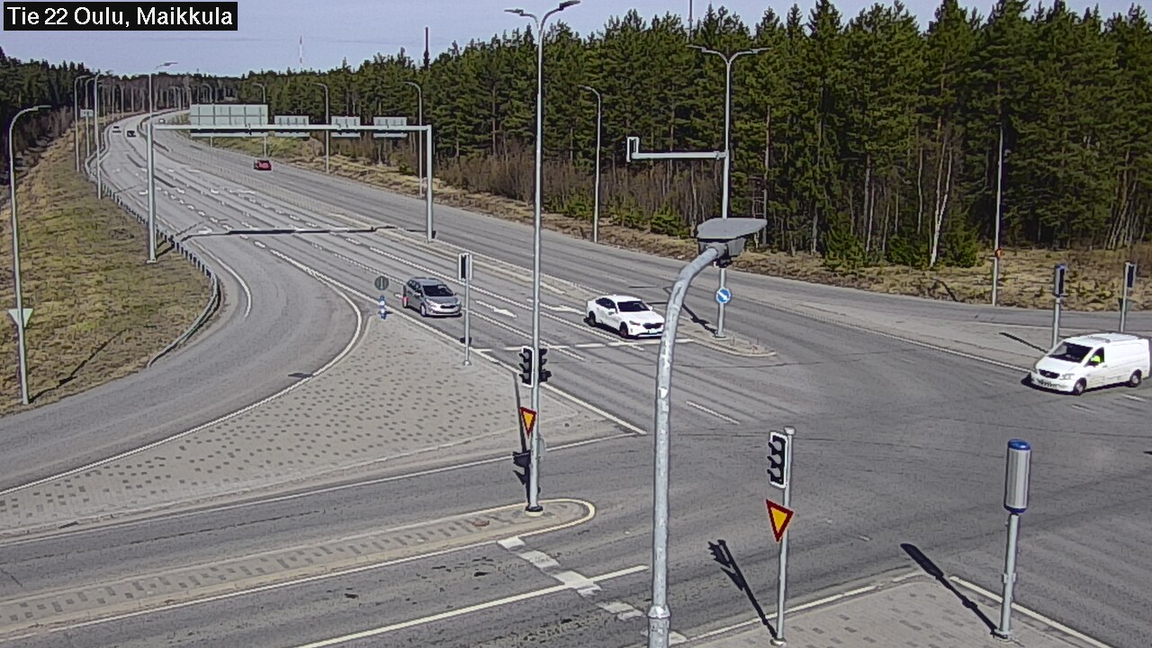 Weather Camera Image Road 22 Oulu Maikkula, Oulu, Pohjois-Pohjanmaa