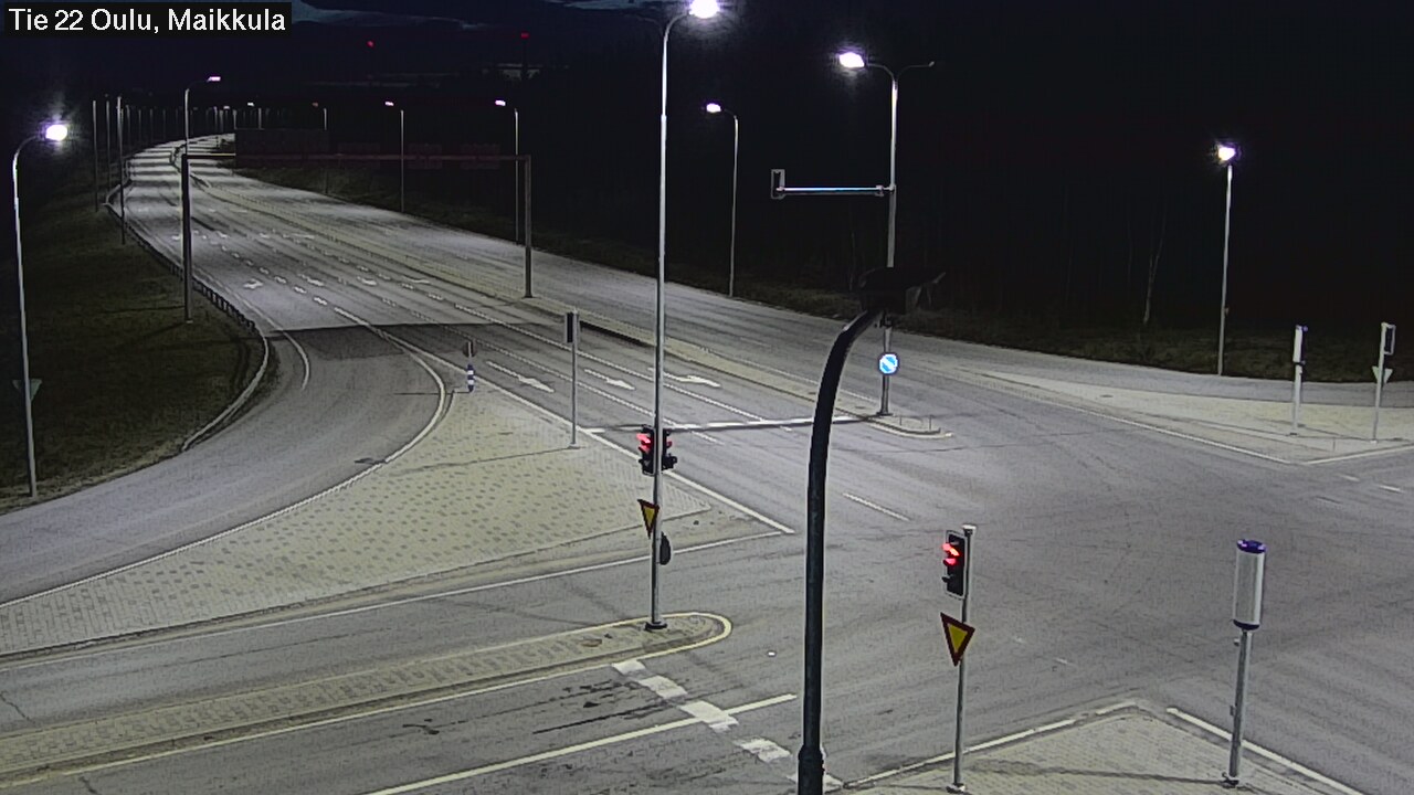 Weather Camera Image Road 22 Oulu Maikkula, Oulu, Pohjois-Pohjanmaa
