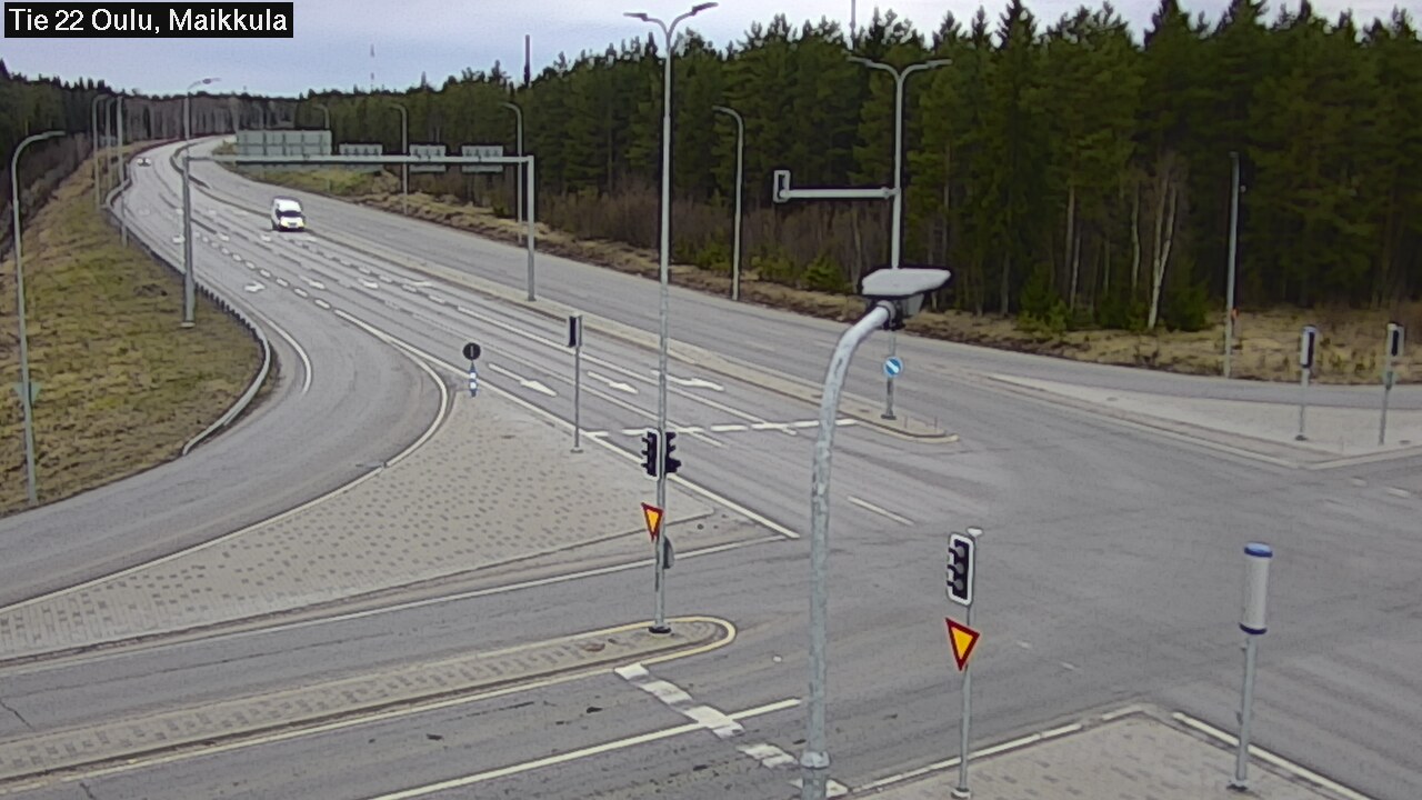 Weather Camera Image Road 22 Oulu Maikkula, Oulu, Pohjois-Pohjanmaa