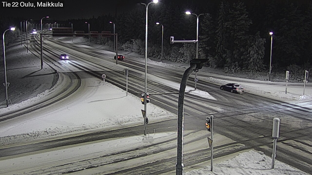 Weather Camera Image Road 22 Oulu Maikkula, Oulu, Pohjois-Pohjanmaa