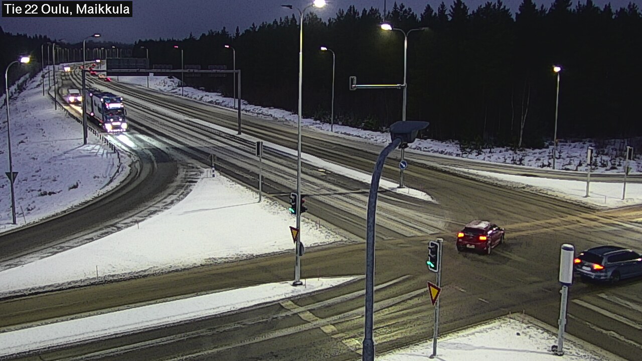 Weather Camera Image Road 22 Oulu Maikkula, Oulu, Pohjois-Pohjanmaa