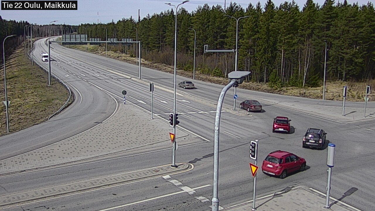 Weather Camera Image Road 22 Oulu Maikkula, Oulu, Pohjois-Pohjanmaa