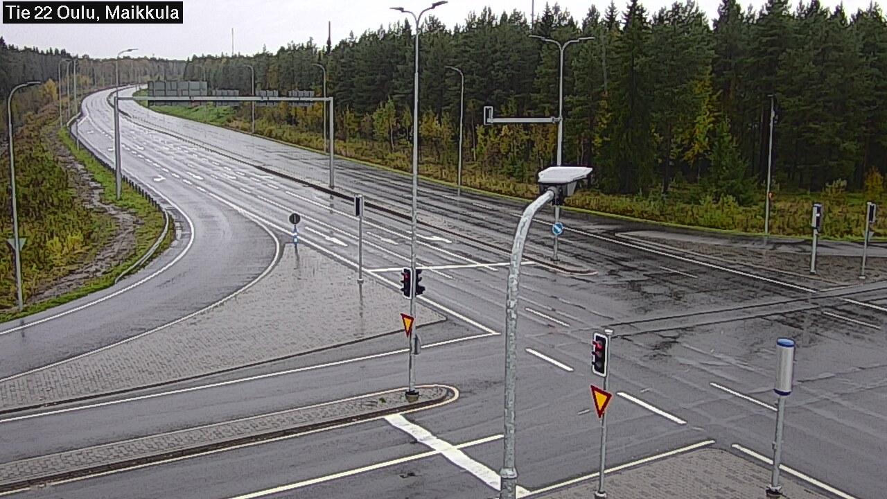 Weather Camera Image Road 22 Oulu Maikkula, Oulu, Pohjois-Pohjanmaa