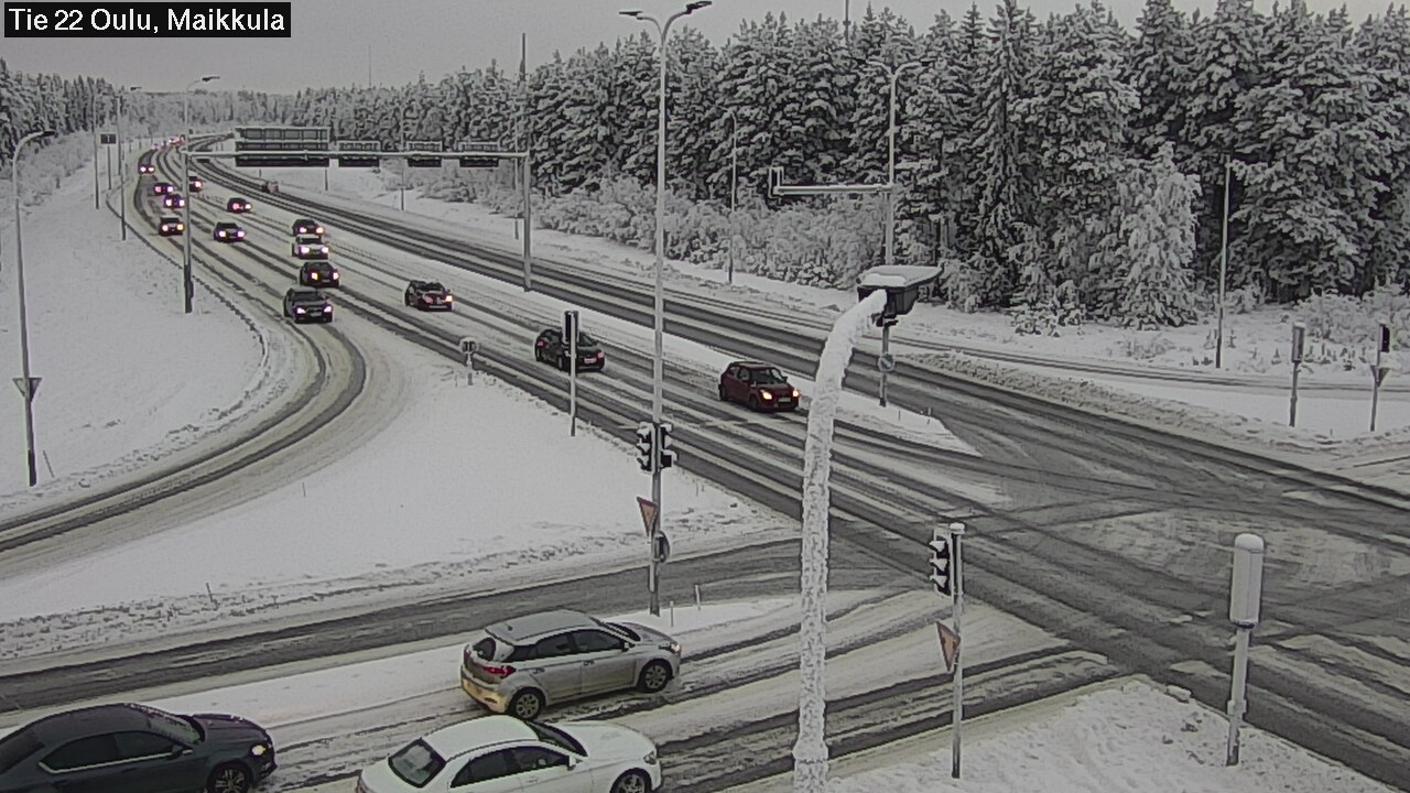 Weather Camera Image Road 22 Oulu Maikkula, Oulu, Pohjois-Pohjanmaa