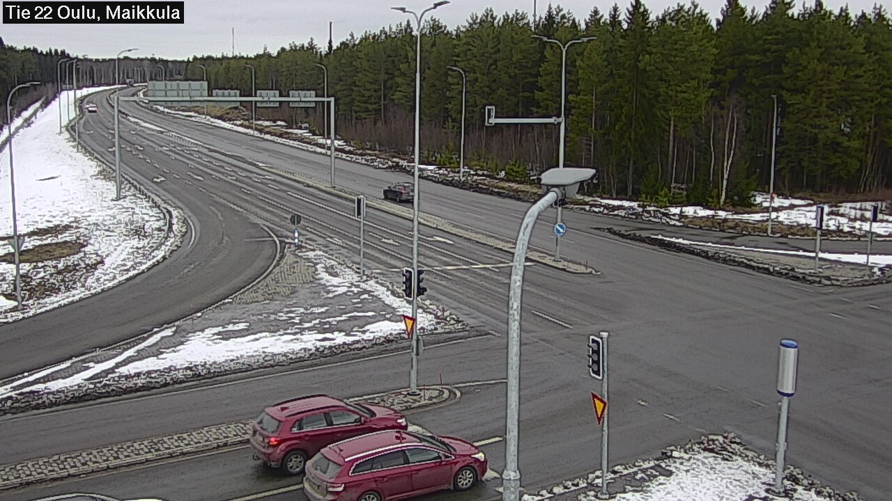 Weather Camera Image Road 22 Oulu Maikkula, Oulu, Pohjois-Pohjanmaa