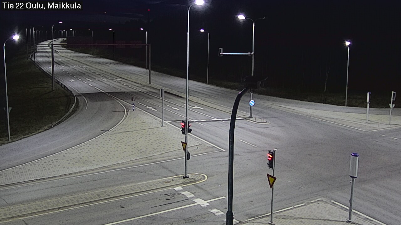 Weather Camera Image Road 22 Oulu Maikkula, Oulu, Pohjois-Pohjanmaa