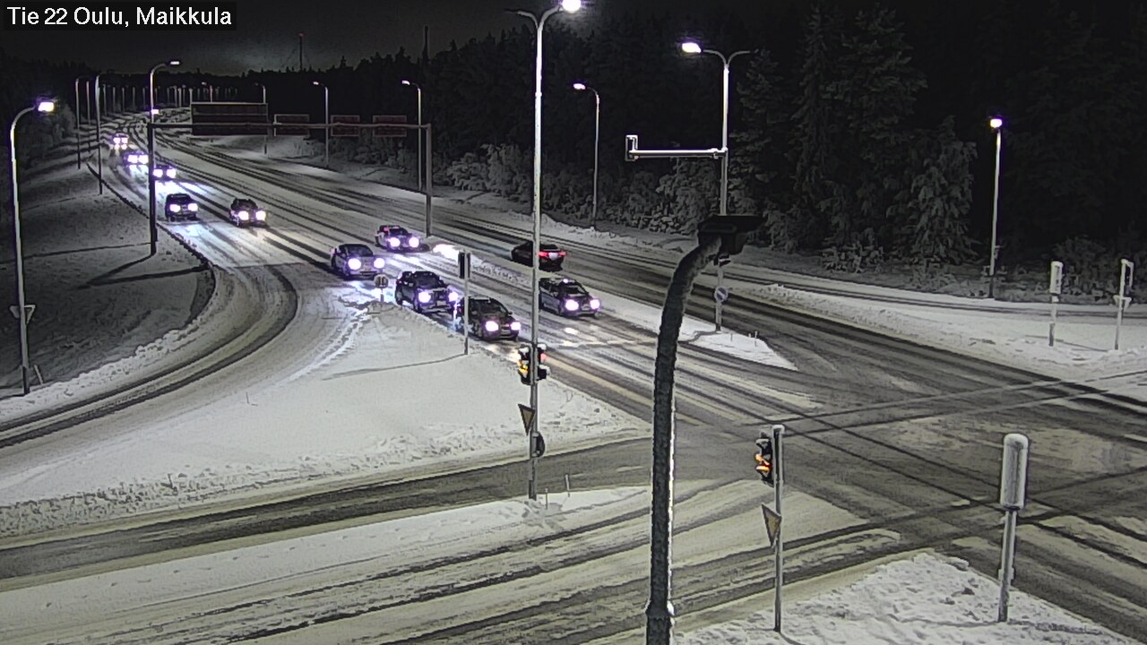 Weather Camera Image Road 22 Oulu Maikkula, Oulu, Pohjois-Pohjanmaa