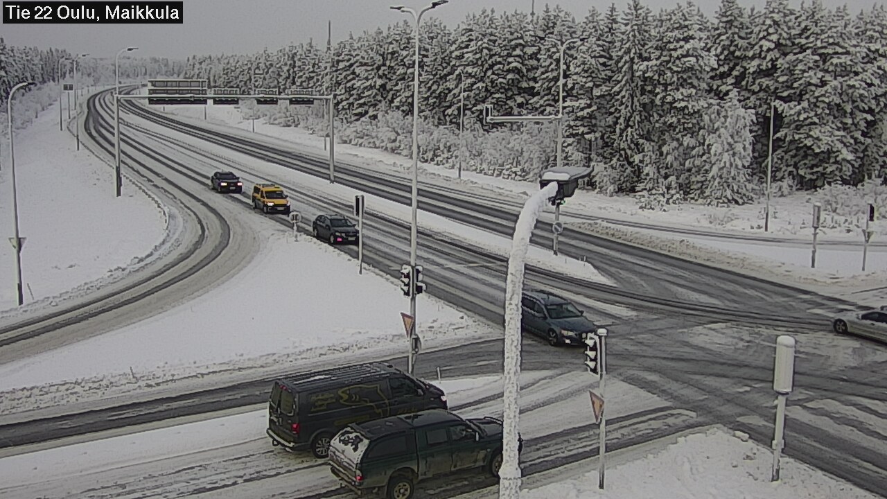 Weather Camera Image Road 22 Oulu Maikkula, Oulu, Pohjois-Pohjanmaa