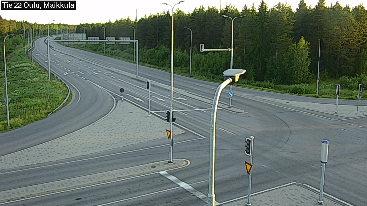 Weather Camera Image Road 22 Oulu Maikkula, Oulu, Pohjois-Pohjanmaa