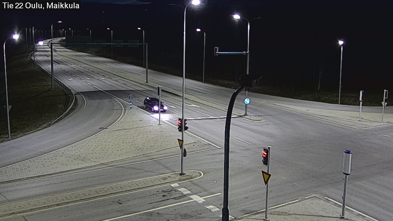 Weather Camera Image Road 22 Oulu Maikkula, Oulu, Pohjois-Pohjanmaa